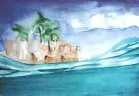 Insel auf den Seychellen