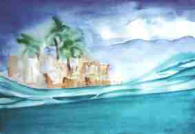 Insel auf den Seychellen