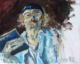 Selbtportraits in Ölmalerei von Dr. Herbert Wiedergut