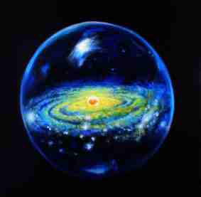 Makrokosmos, Ölgemälde von Dr. Herbert Wiedergut, [herb-art]