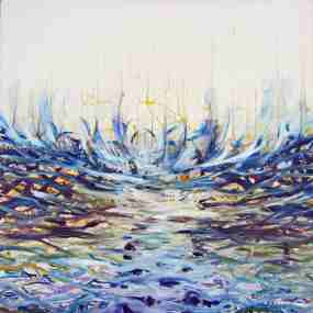 cell membran, Ölgemälde von Dr. Herbert [herb-art] Wiedergut