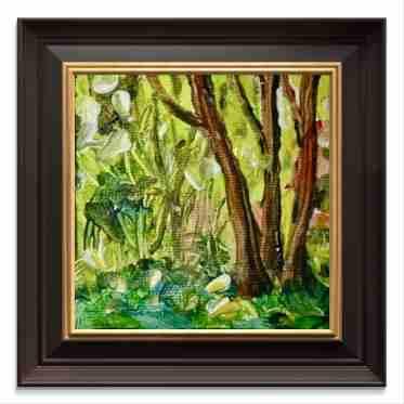 Kurpark Bad Malente, Acrylbild von Dr. Herbert Wiedergut