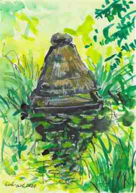 Weiher im Kurpark in Bad Malentge