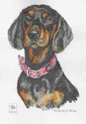 Aquarell von Herbert Wiedergut