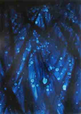 Der Raum dazwischen, Ölgemälde von DR. Herbert Wiedergut, [herb-art]