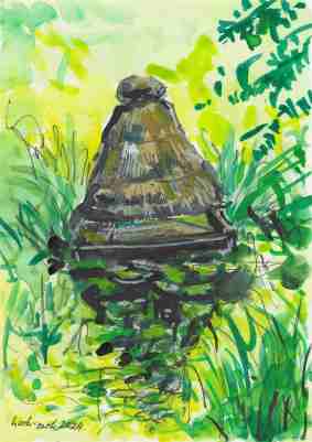 Weiher im Kurpark in Bad Malentge