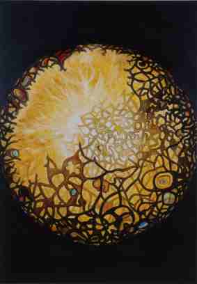 Befreiung des Lichts, Ölgemälde von Dr. Herbert Wiedergut, [herb-art]