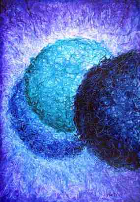 Nucleus II, ölbild von Dr. Herbert [herb-art] Wiedergut in Galerieansicht