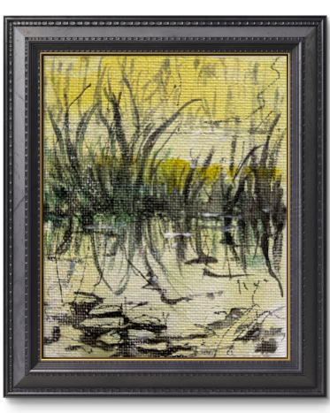 Acryl auf Malplatte von Dr. Herbert Wiedergut