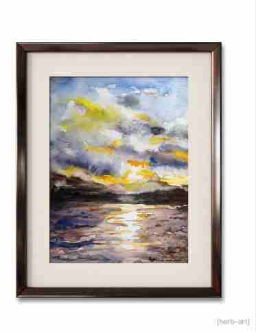 Sonnenuntergang am Faaker See